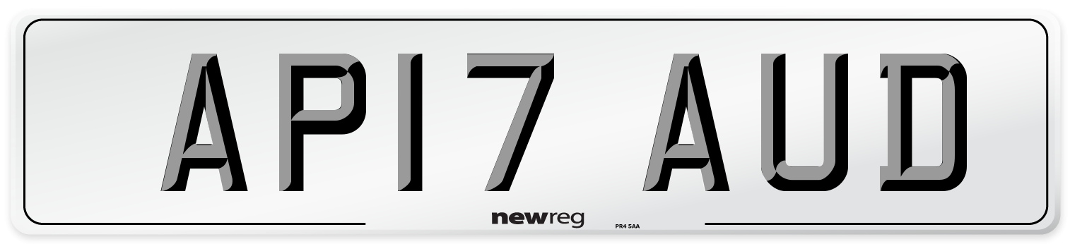 AP17 AUD Number Plate from New Reg